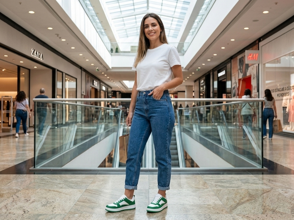 LUCKY STEP Tênis Estrela Fashion Feminino Cadarço Cano Baixo Confortável Amortecido para Caminhada