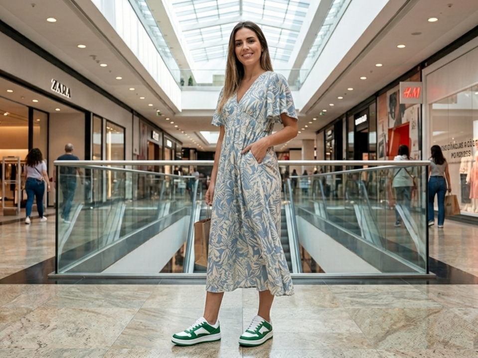 LUCKY STEP Tênis Estrela Fashion Feminino Cadarço Cano Baixo Confortável Amortecido para Caminhada com vestido